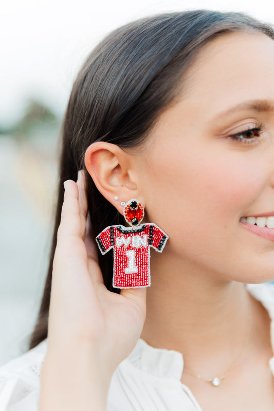 Red and Black Jersey