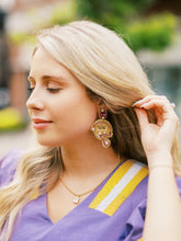 Load image into Gallery viewer, Purple &amp; Gold Helmet
