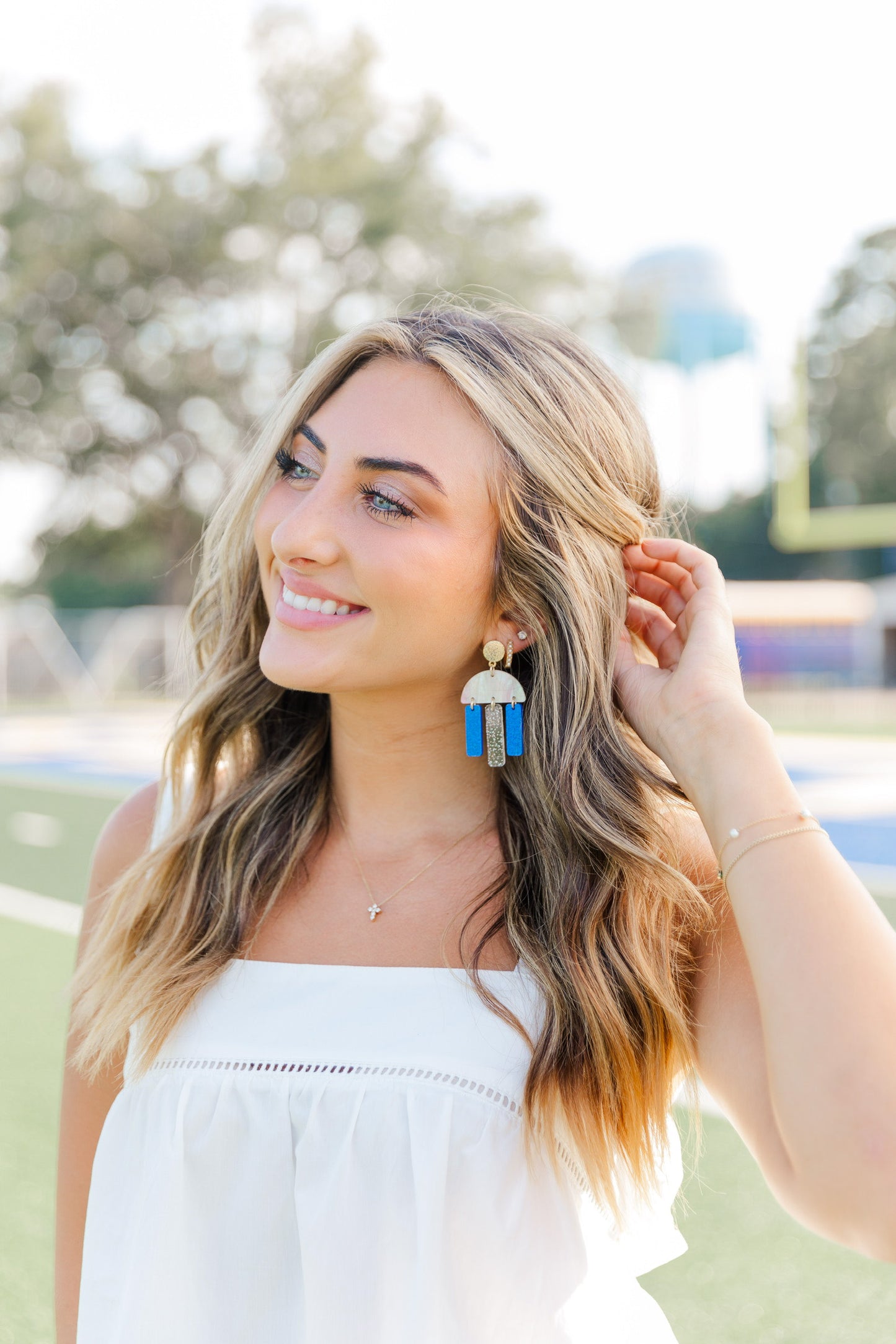 Blue/Clear Glitter Huddle Drops