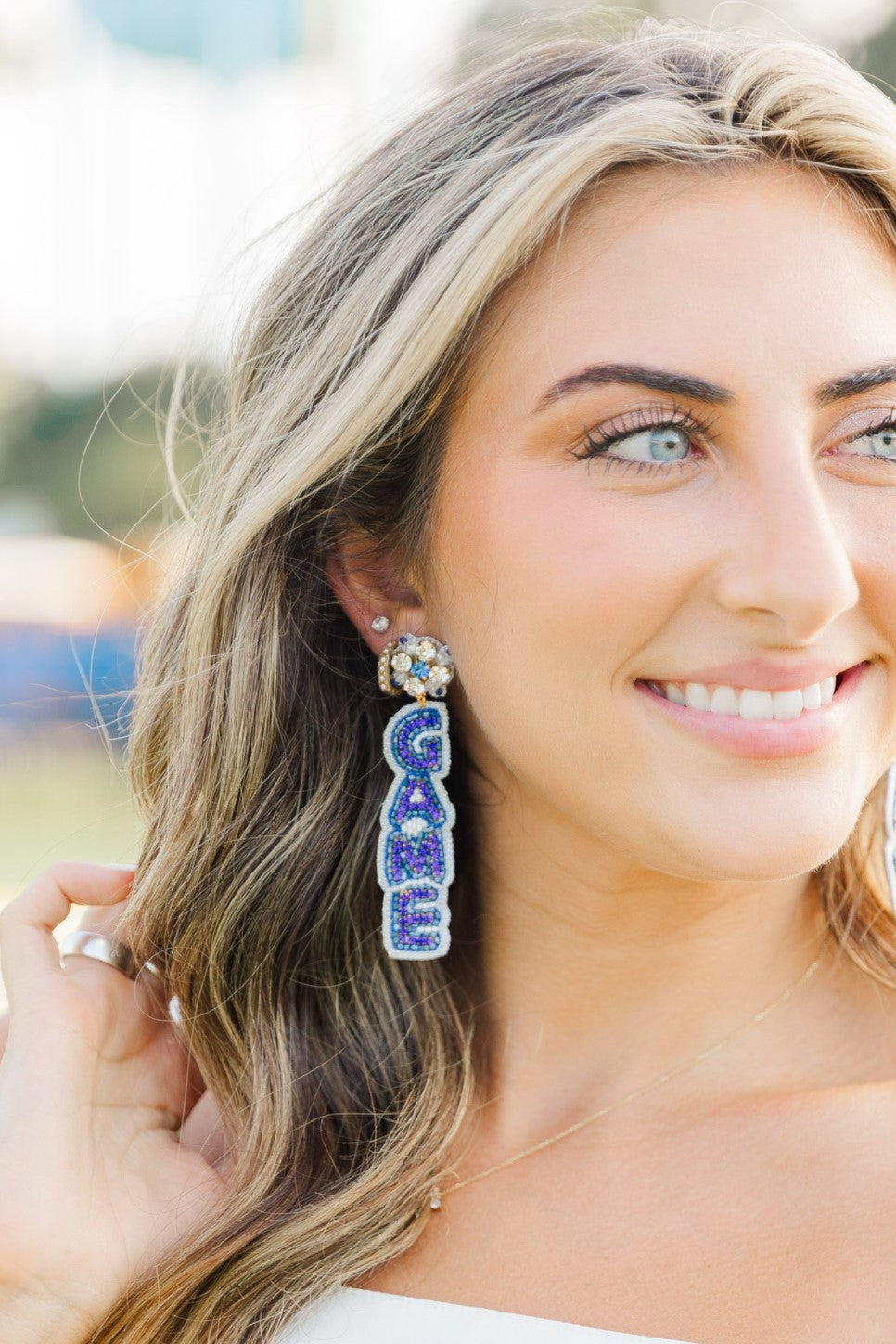 Blue/White Gameday Drops