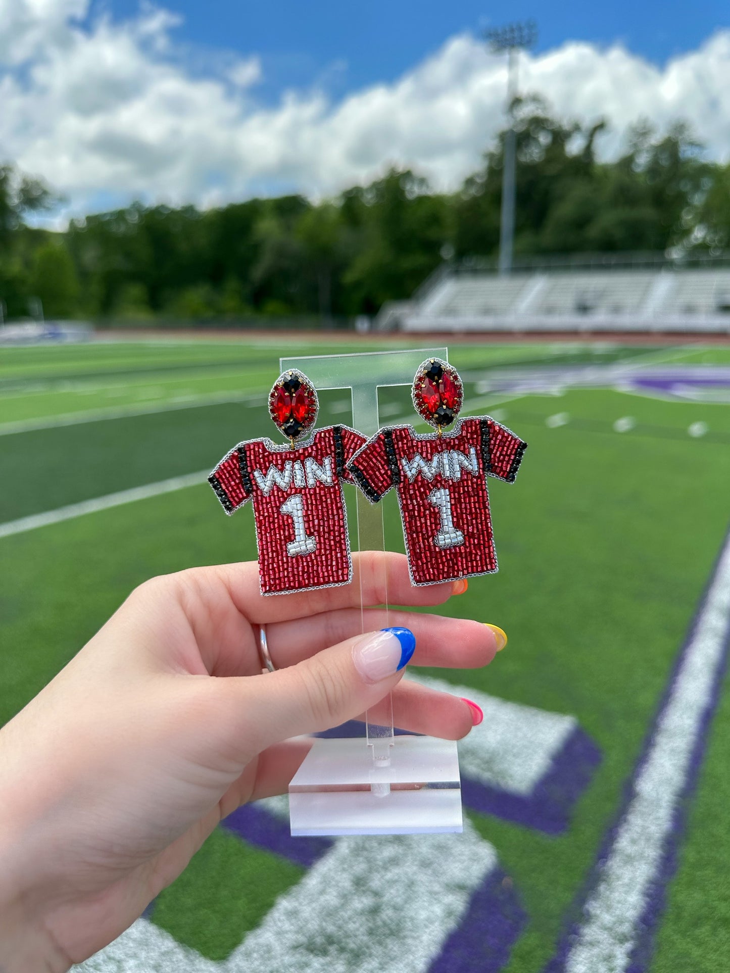 Red and Black Jersey