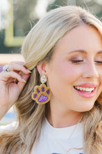 Load image into Gallery viewer, Purple/Gold Tiger Paws (PRE-ORDER)
