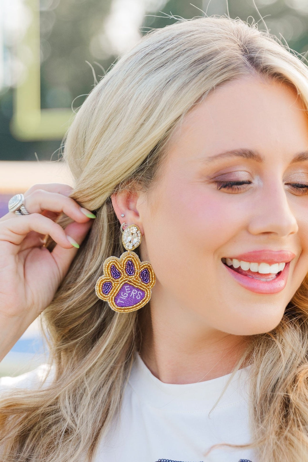 Purple/Gold Tiger Paws (PRE-ORDER)