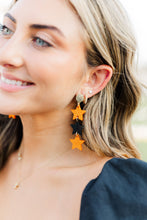 Load image into Gallery viewer, Orange/Black Triple Stars

