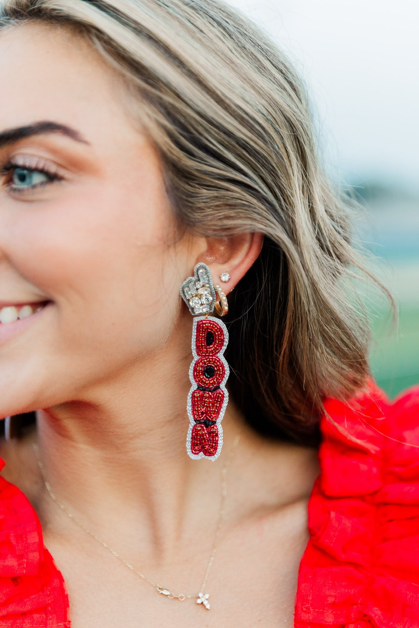 Red/Black Touchdown Drops