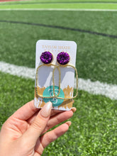 Load image into Gallery viewer, Gameday Glitter Top Hoops
