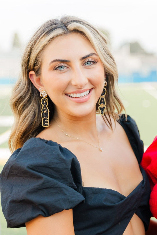 Black/Gold Gameday Drops