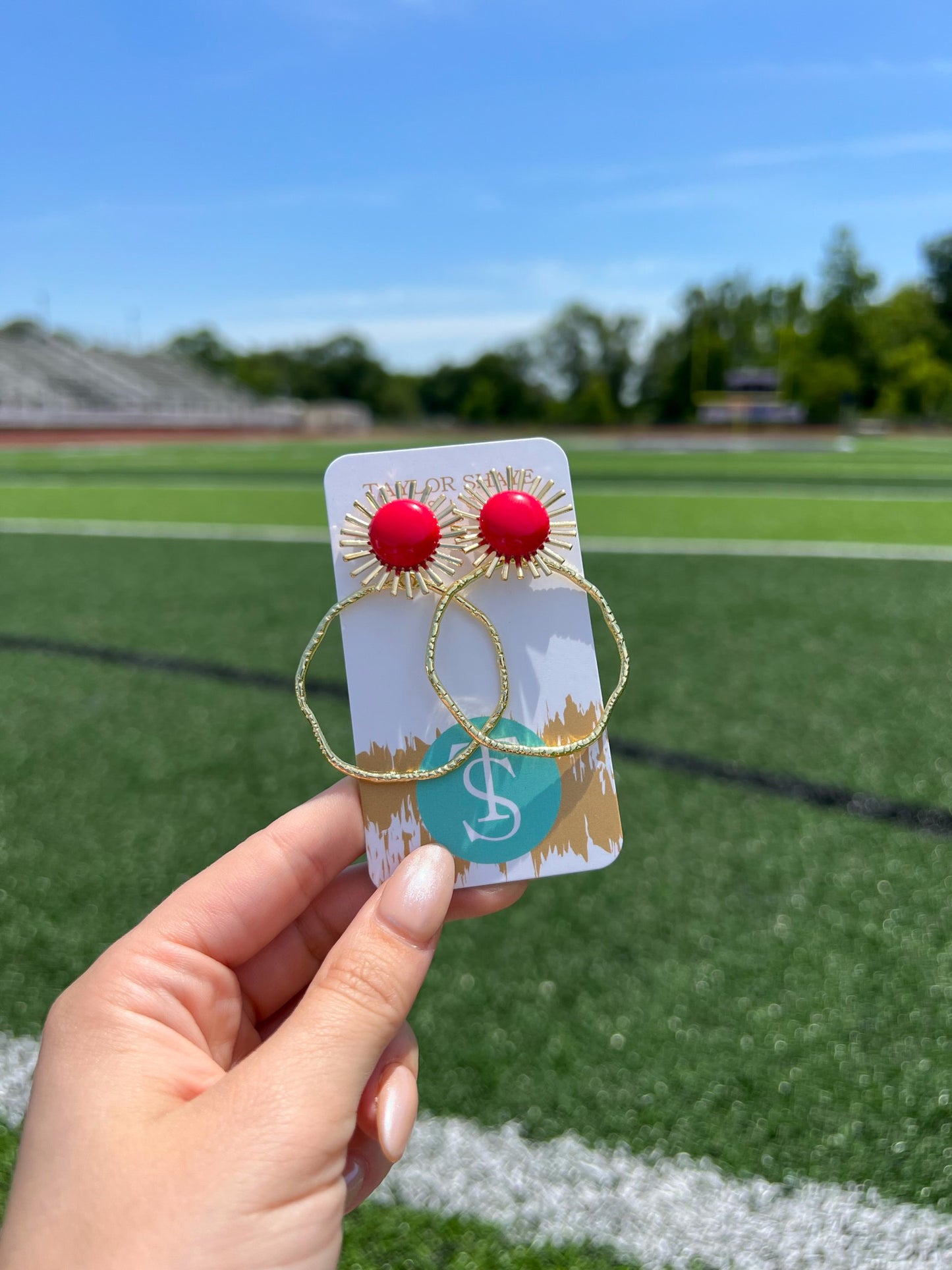 Gameday Sunburst Hoops