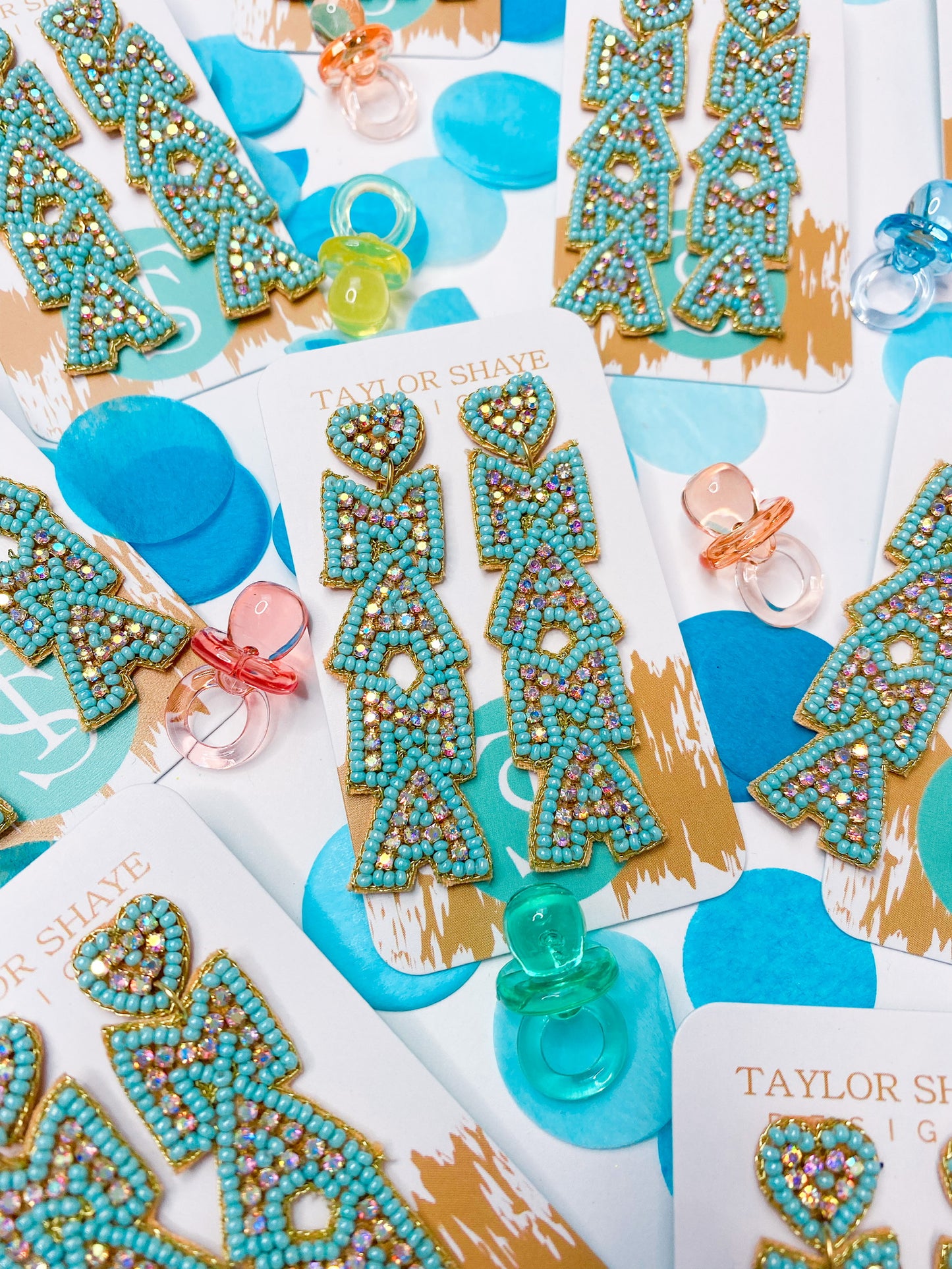 MAMA Beaded Earrings