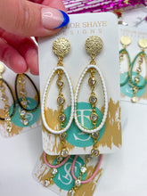 Load image into Gallery viewer, Leah cz Hoops
