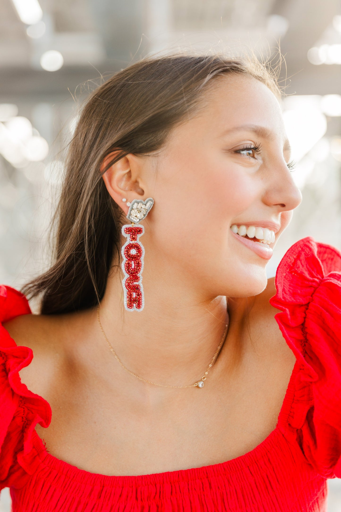 Red/White Touchdown Drops