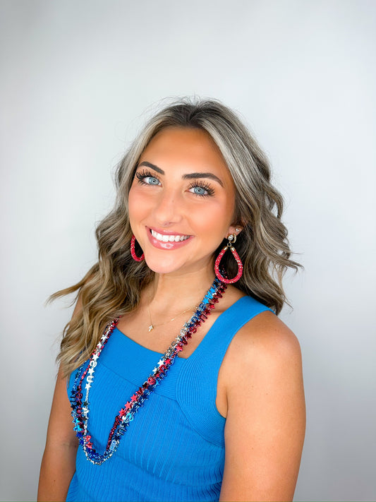 Colorful Glitter Teardrops