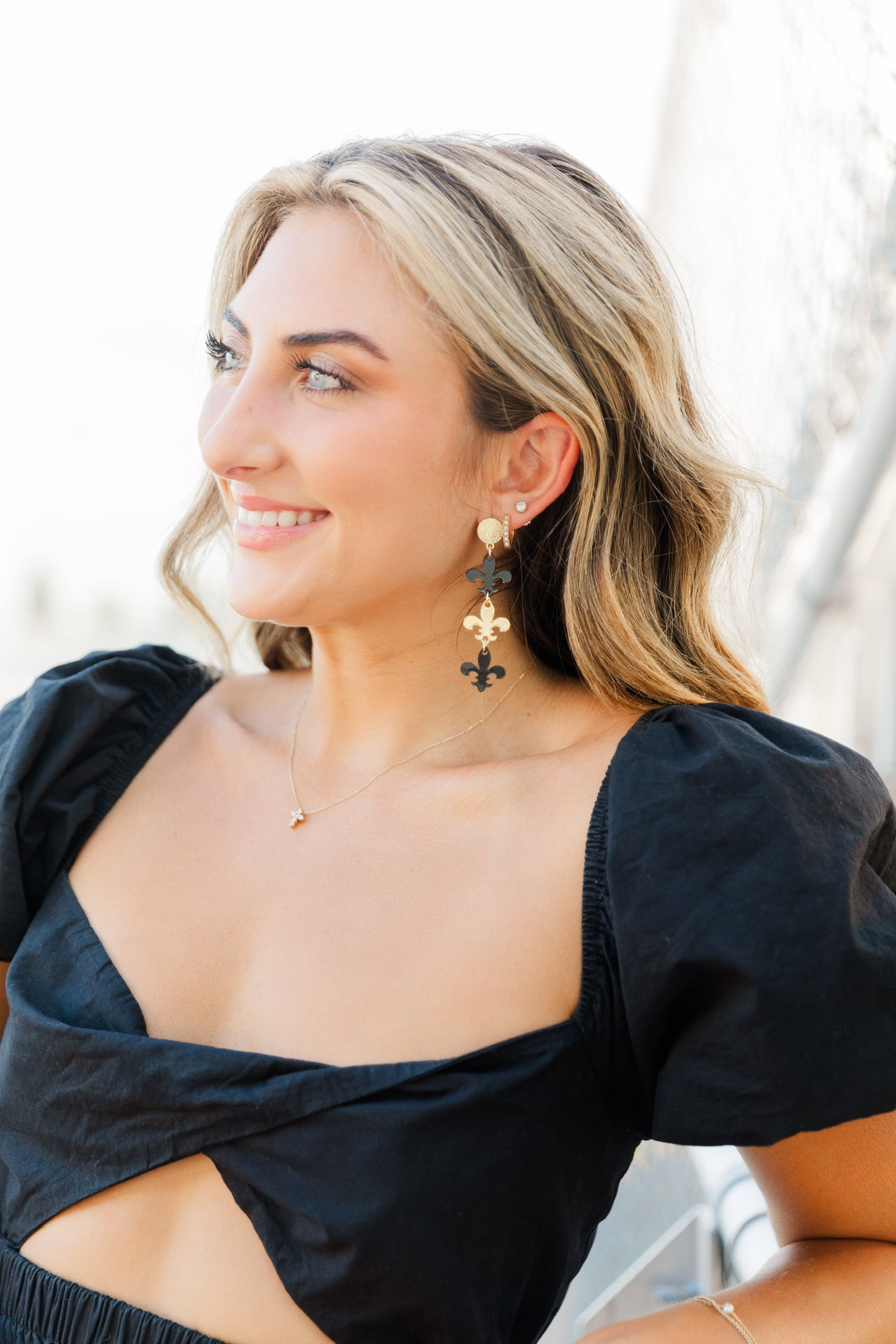 Triple Fleur de Lis Drops