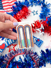 Load image into Gallery viewer, USA Rhinestone Chain Drops
