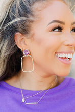 Load image into Gallery viewer, Gameday Glitter Top Hoops
