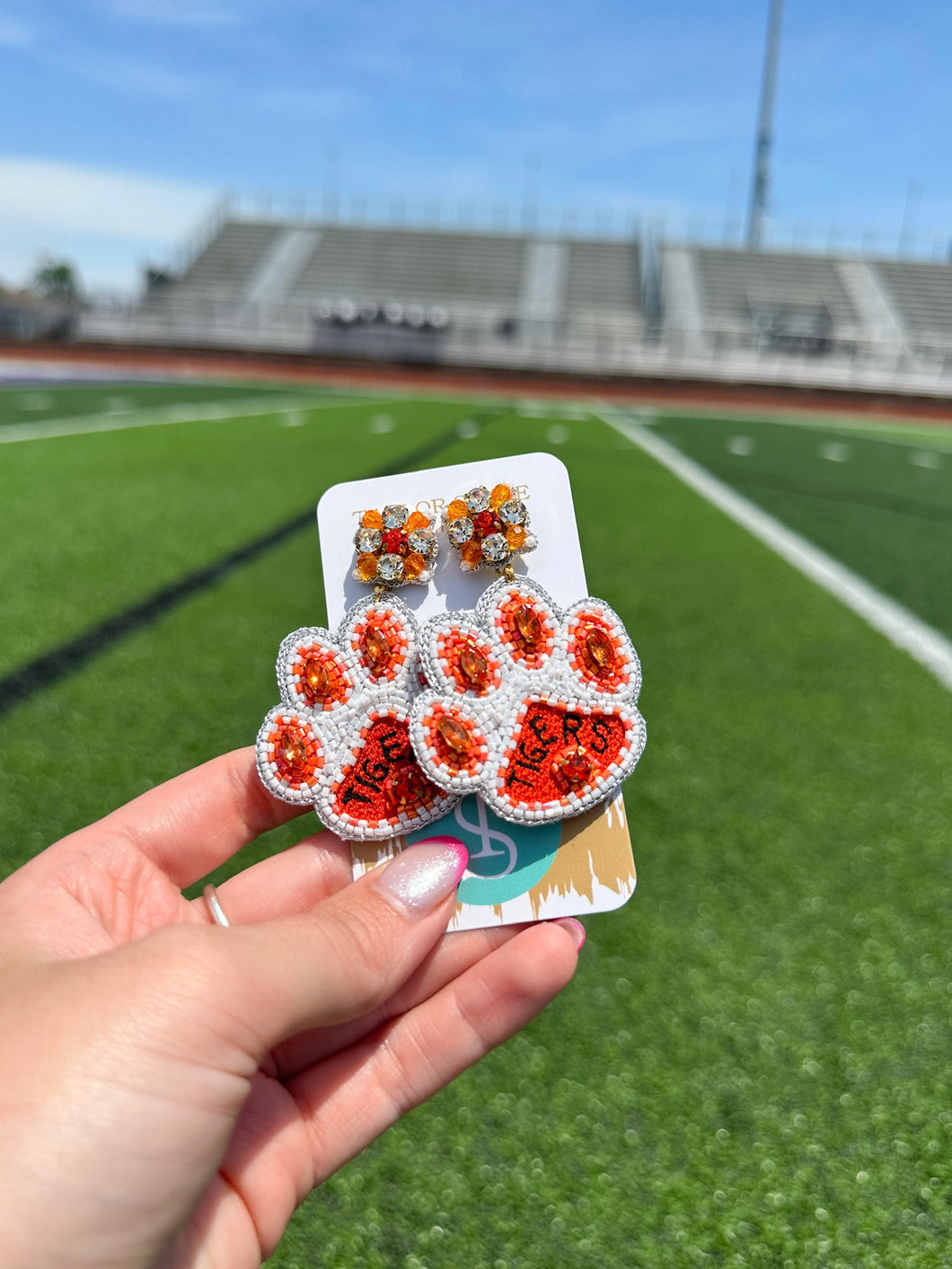 White & Orange Tiger Paw (PRE-ORDER)