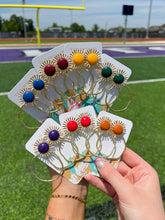 Load image into Gallery viewer, Gameday Sunburst Hoops
