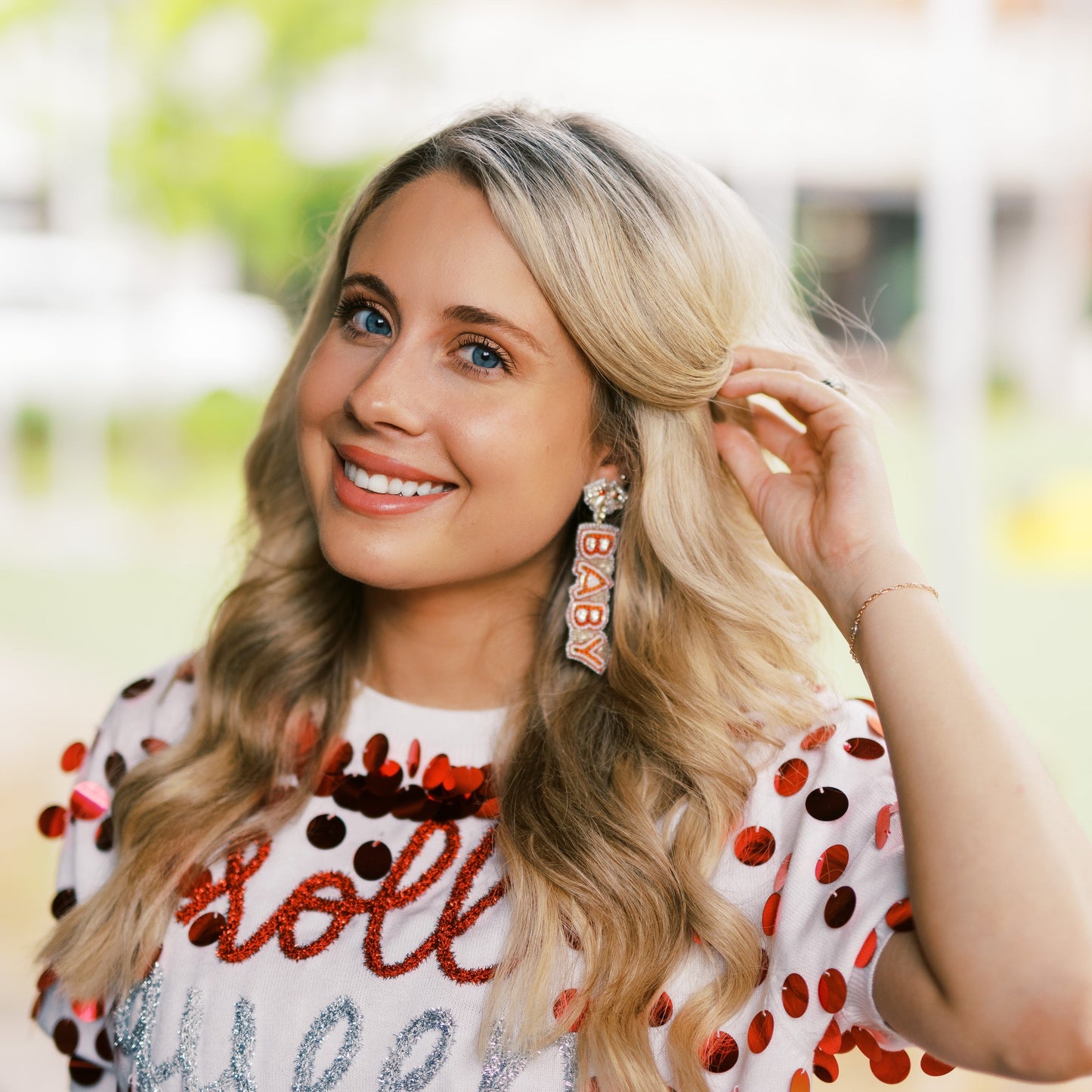 Roll Baby Beaded Earrings