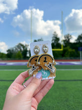 Load image into Gallery viewer, Black and Gold Football Helmet
