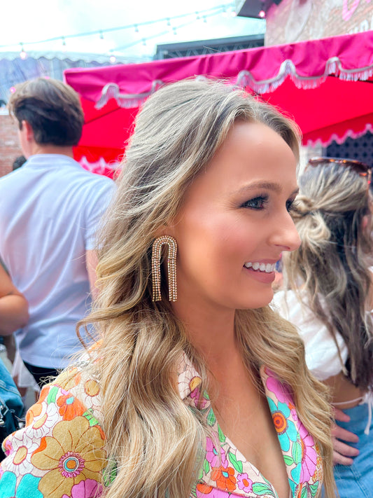 Rhinestone Chain Drops