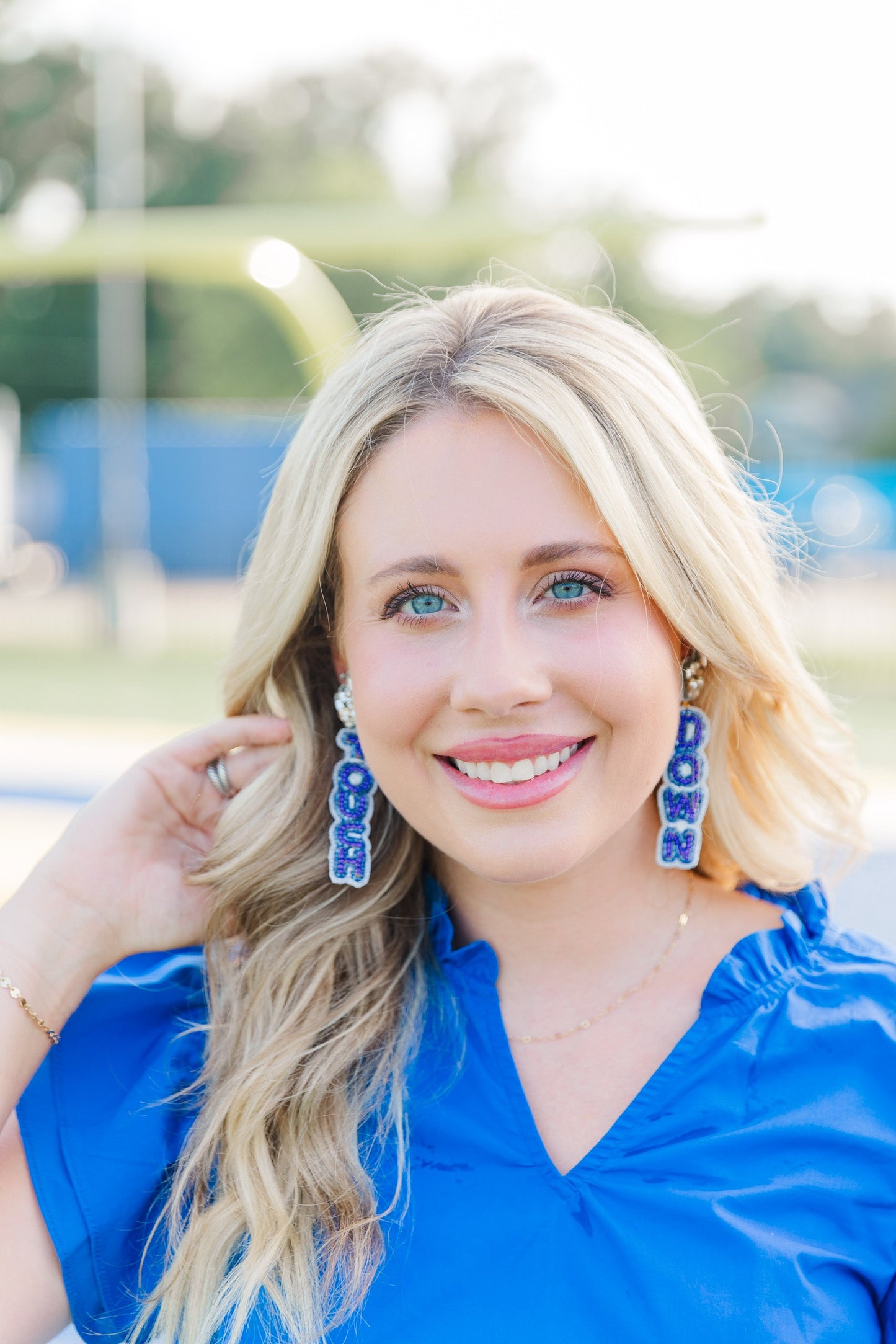 Blue/White Touchdown Drops