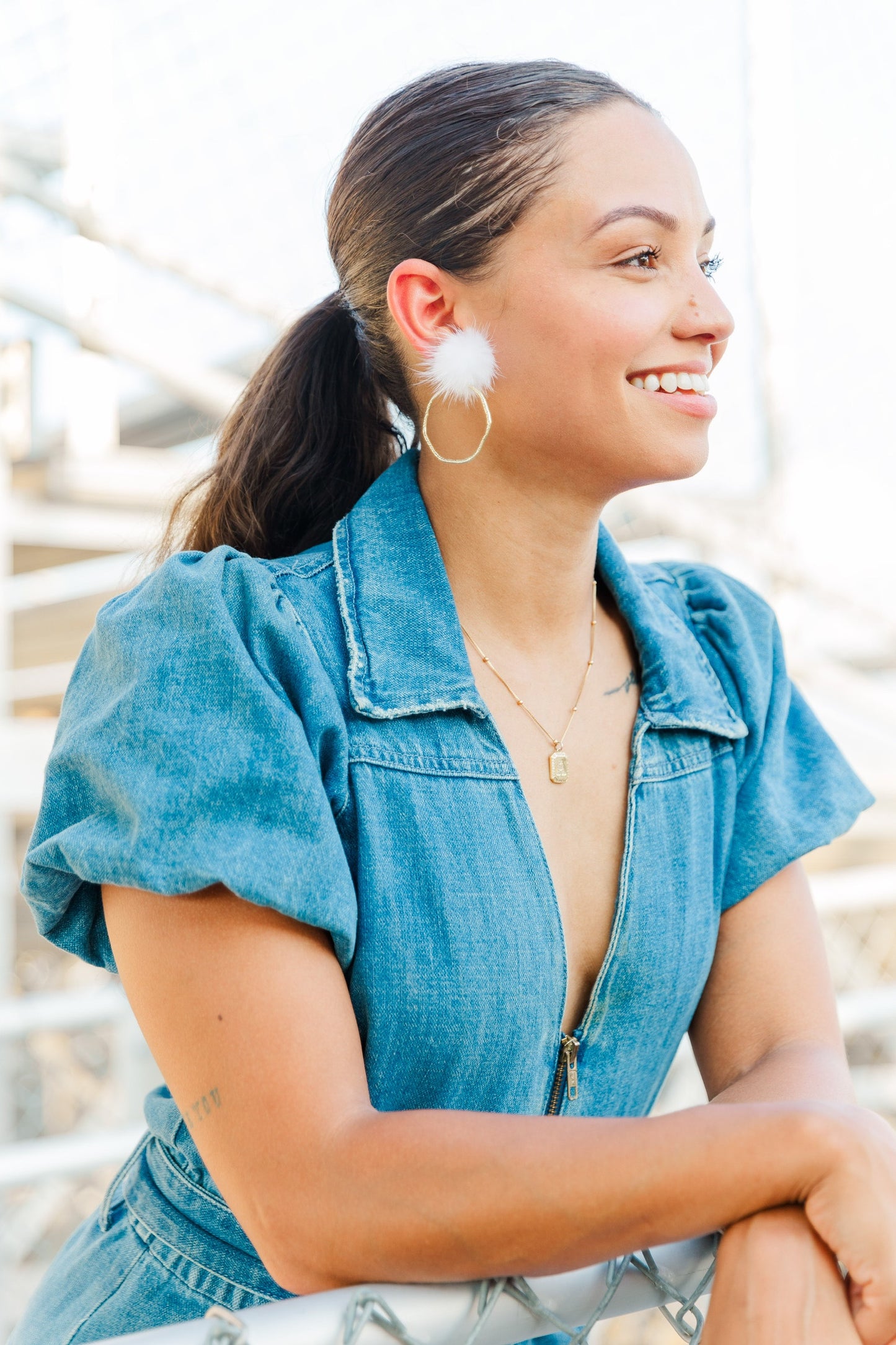Gameday Puff Top Hoops