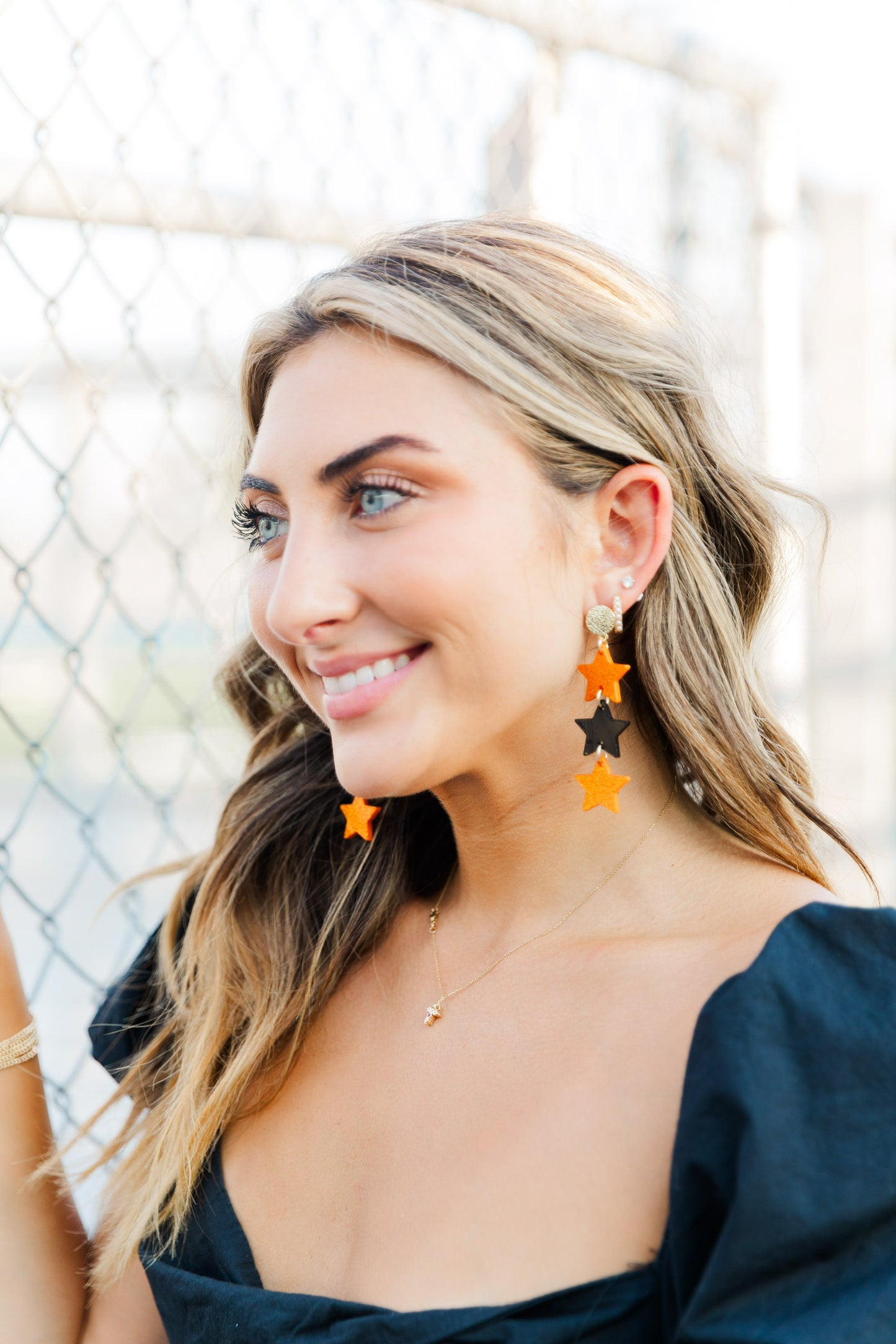 Orange/Black Triple Stars