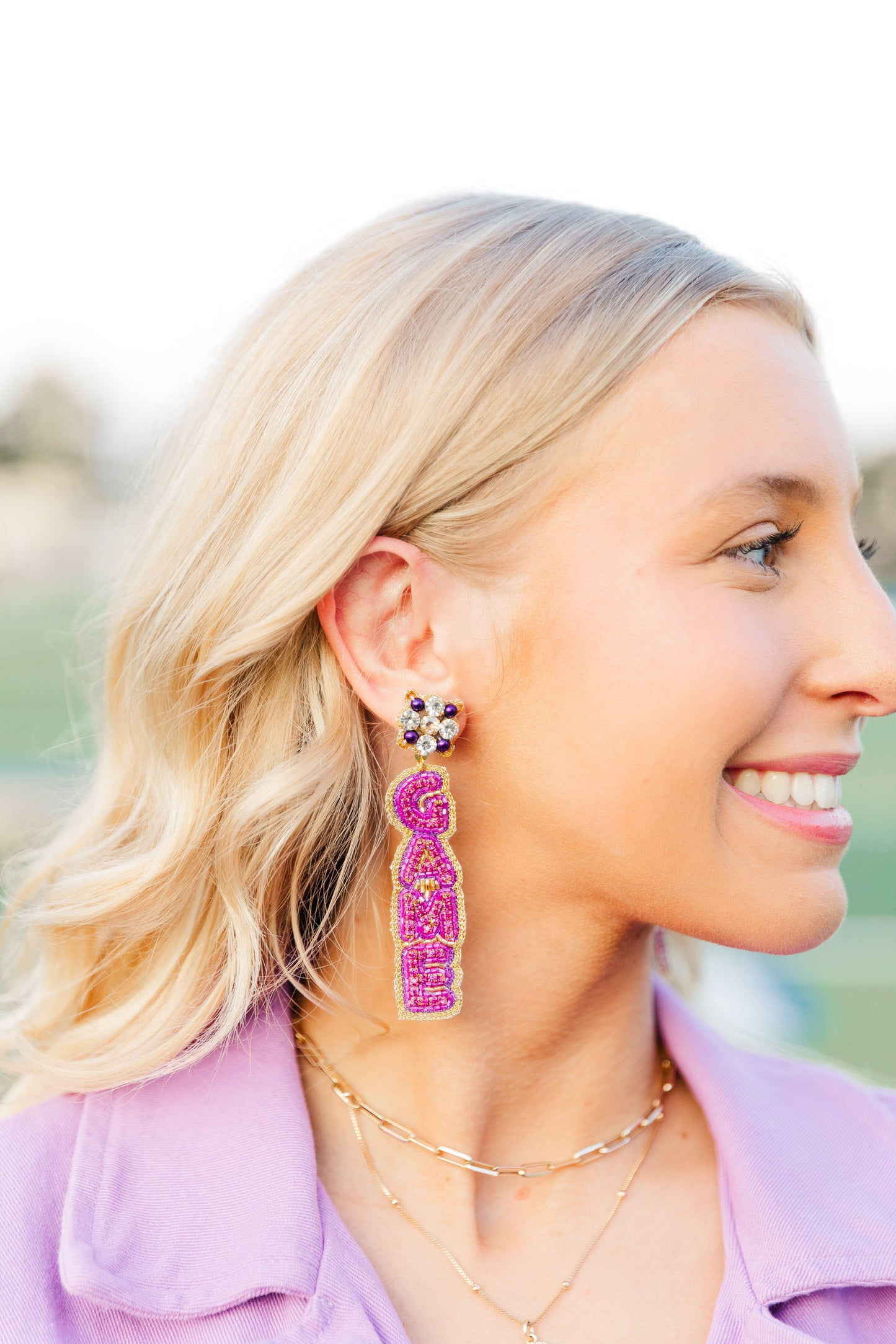 Purple/Gold Gameday Drops