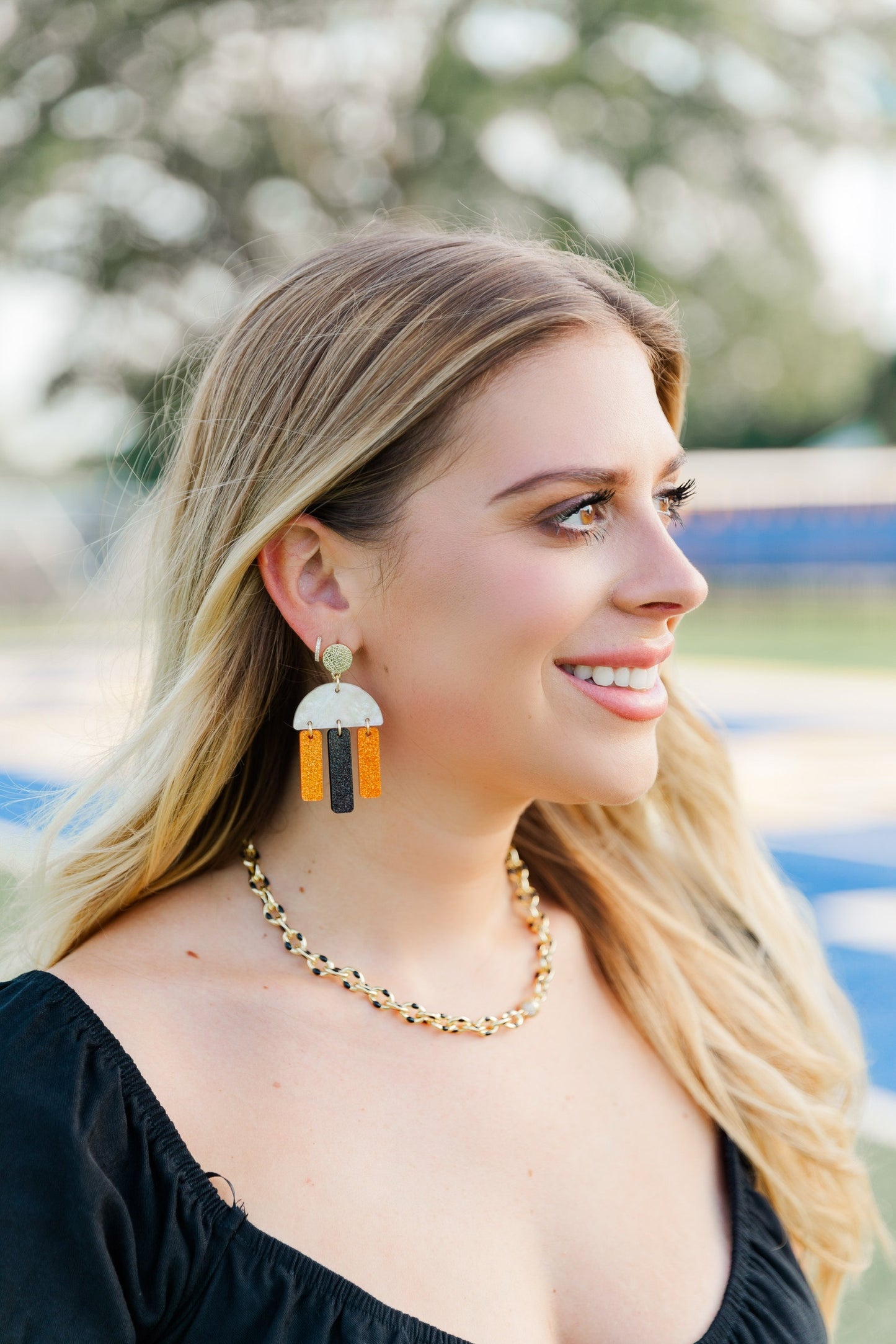 Orange/Black Huddle Drops