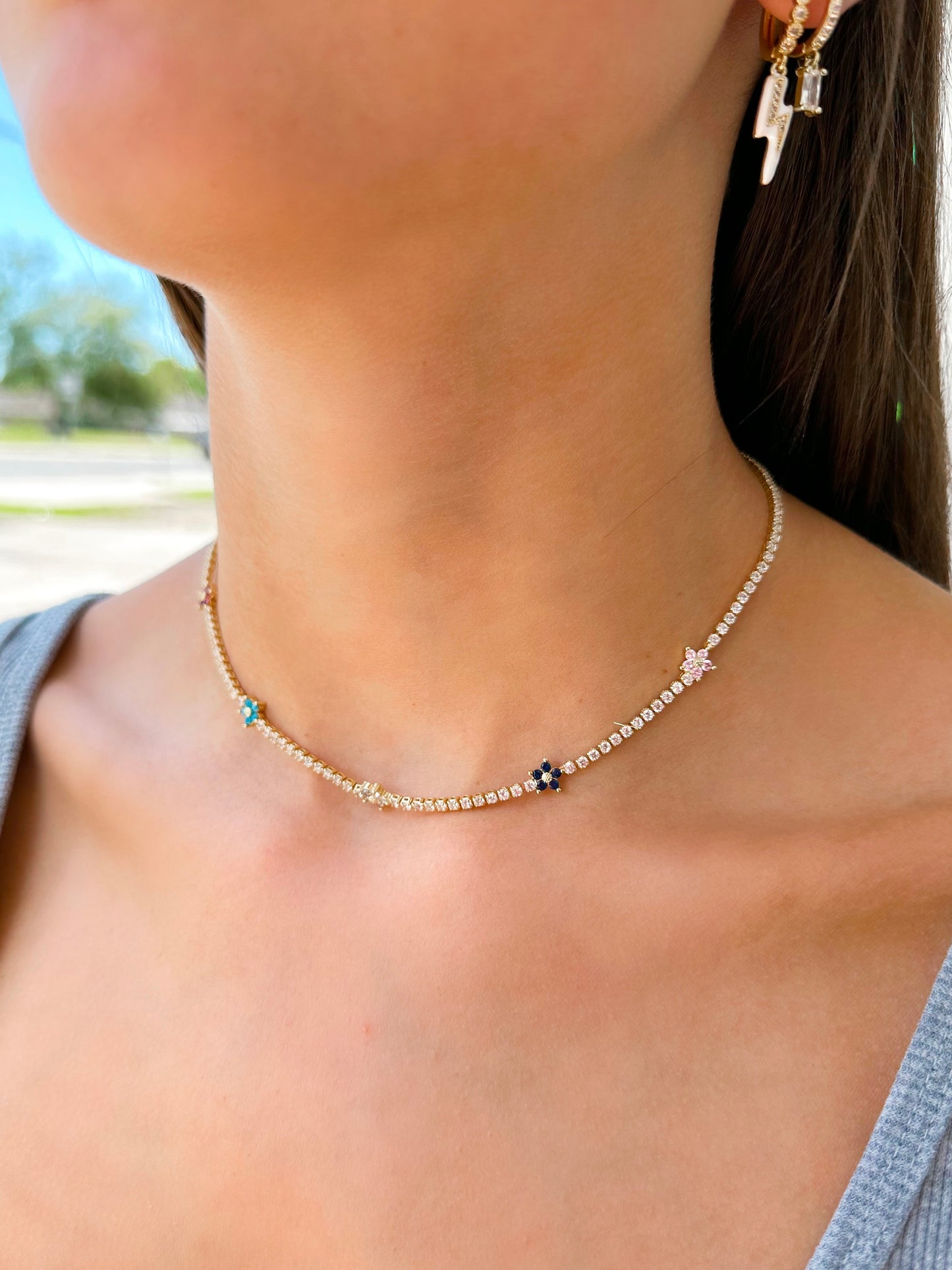 Darcy Flower Necklace