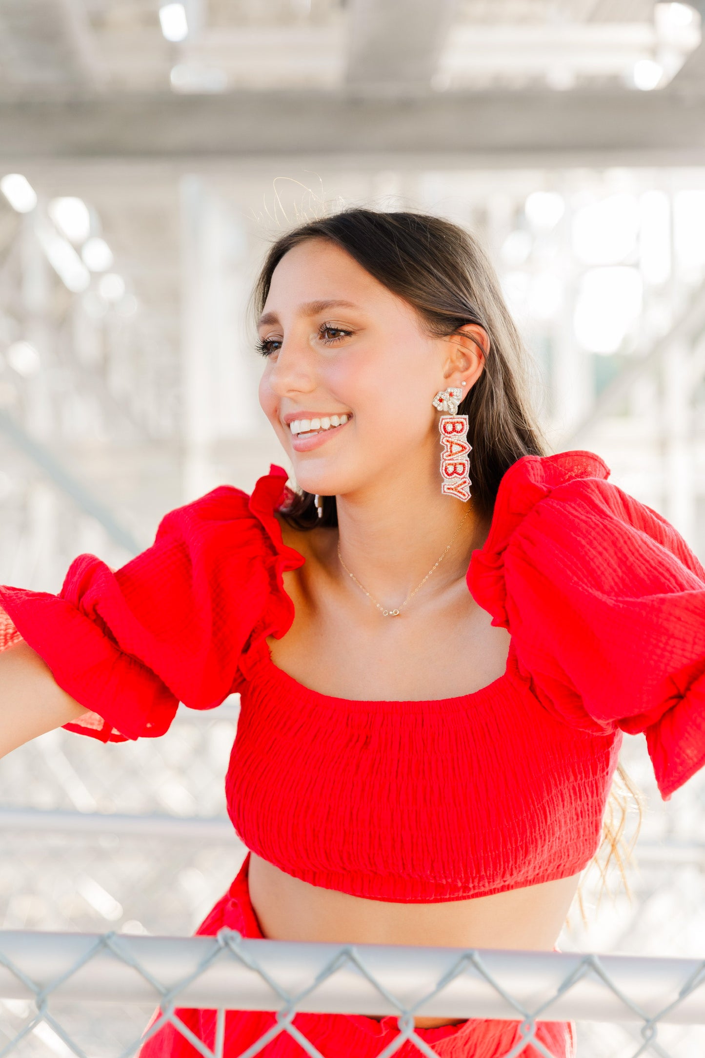 Roll Baby Beaded Earrings