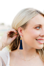 Load image into Gallery viewer, Navy Silk Tassels
