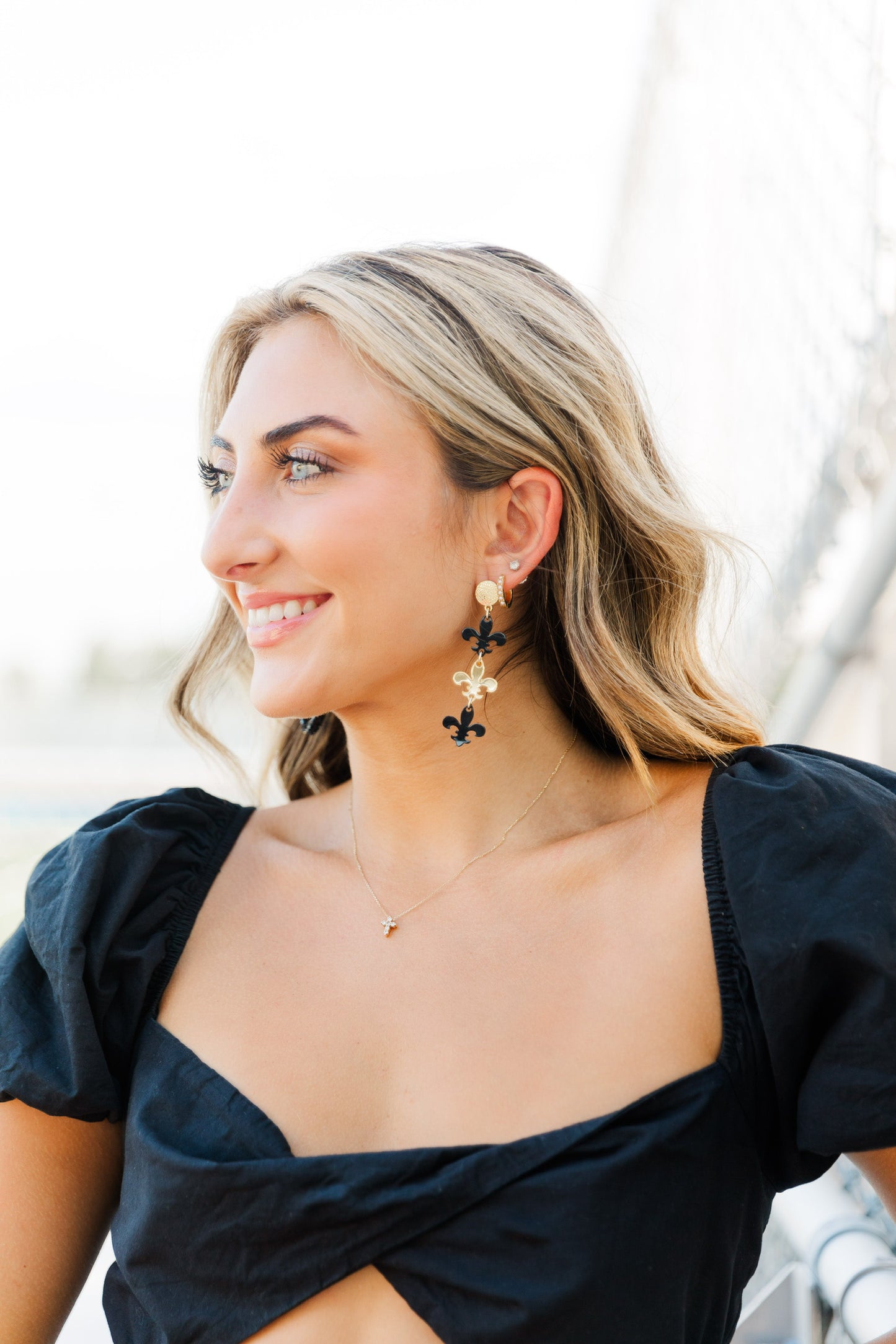 Triple Fleur de Lis Drops