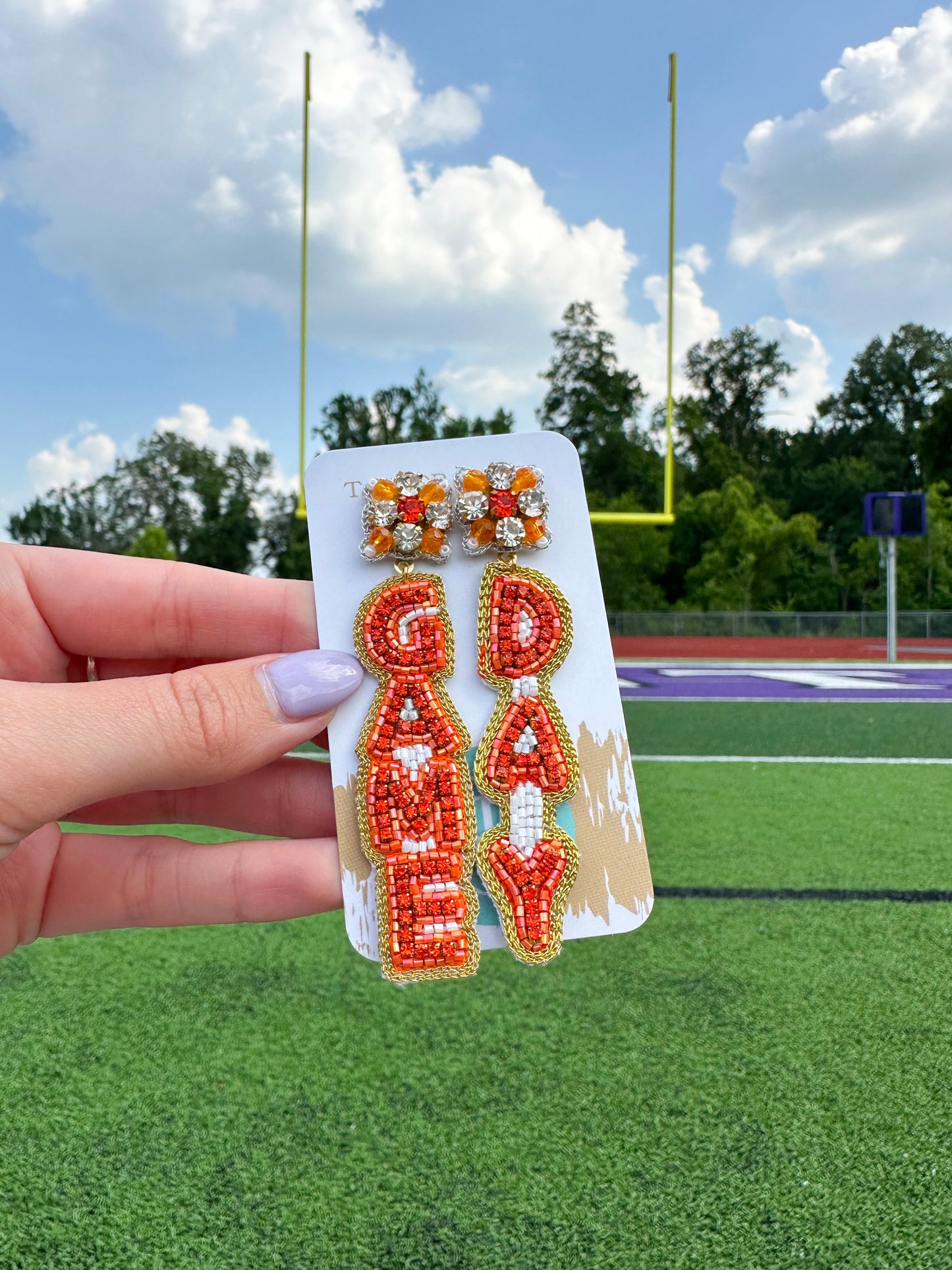 Orange/White Gameday Drops