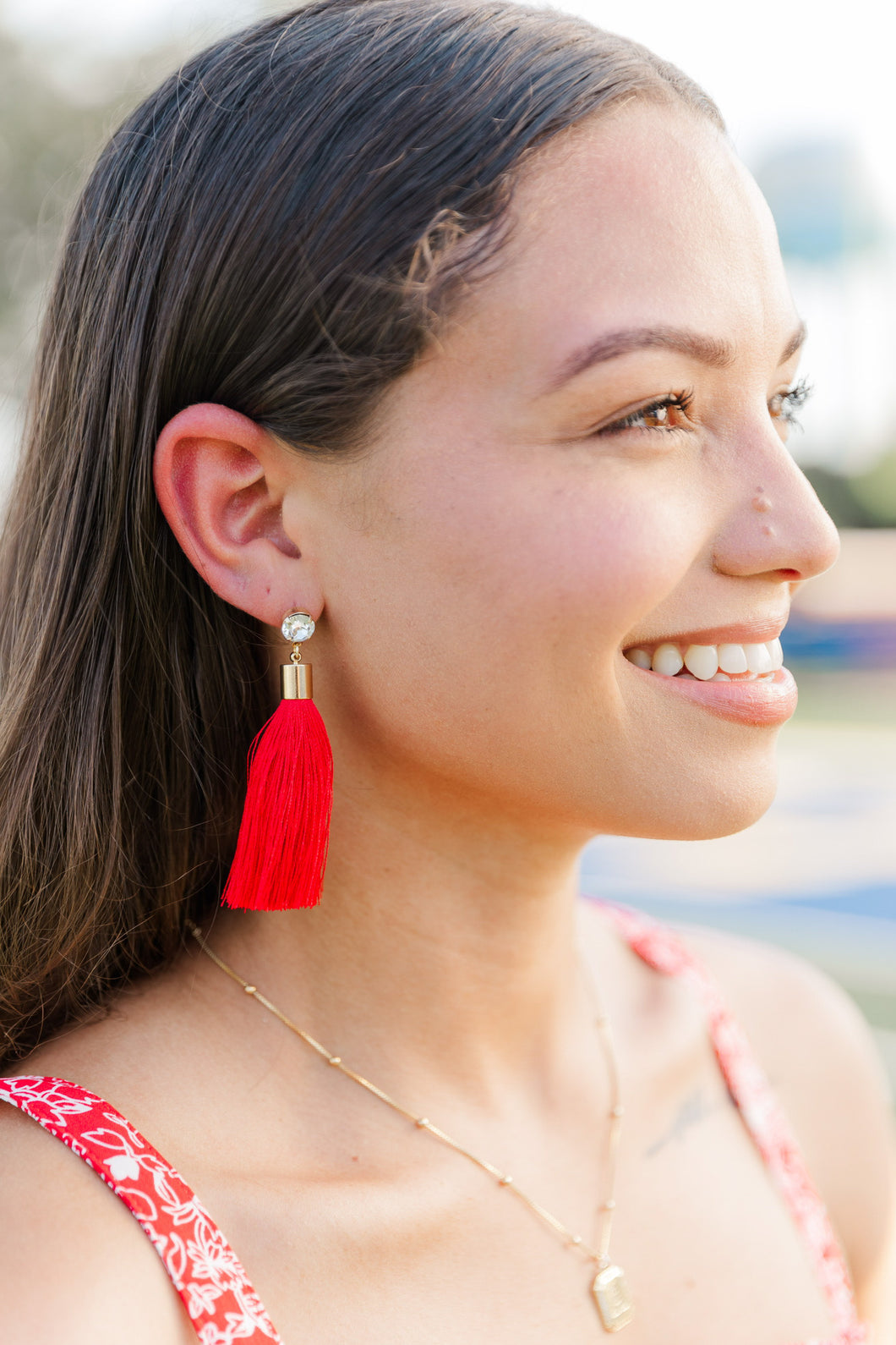 Red Silk Tassels