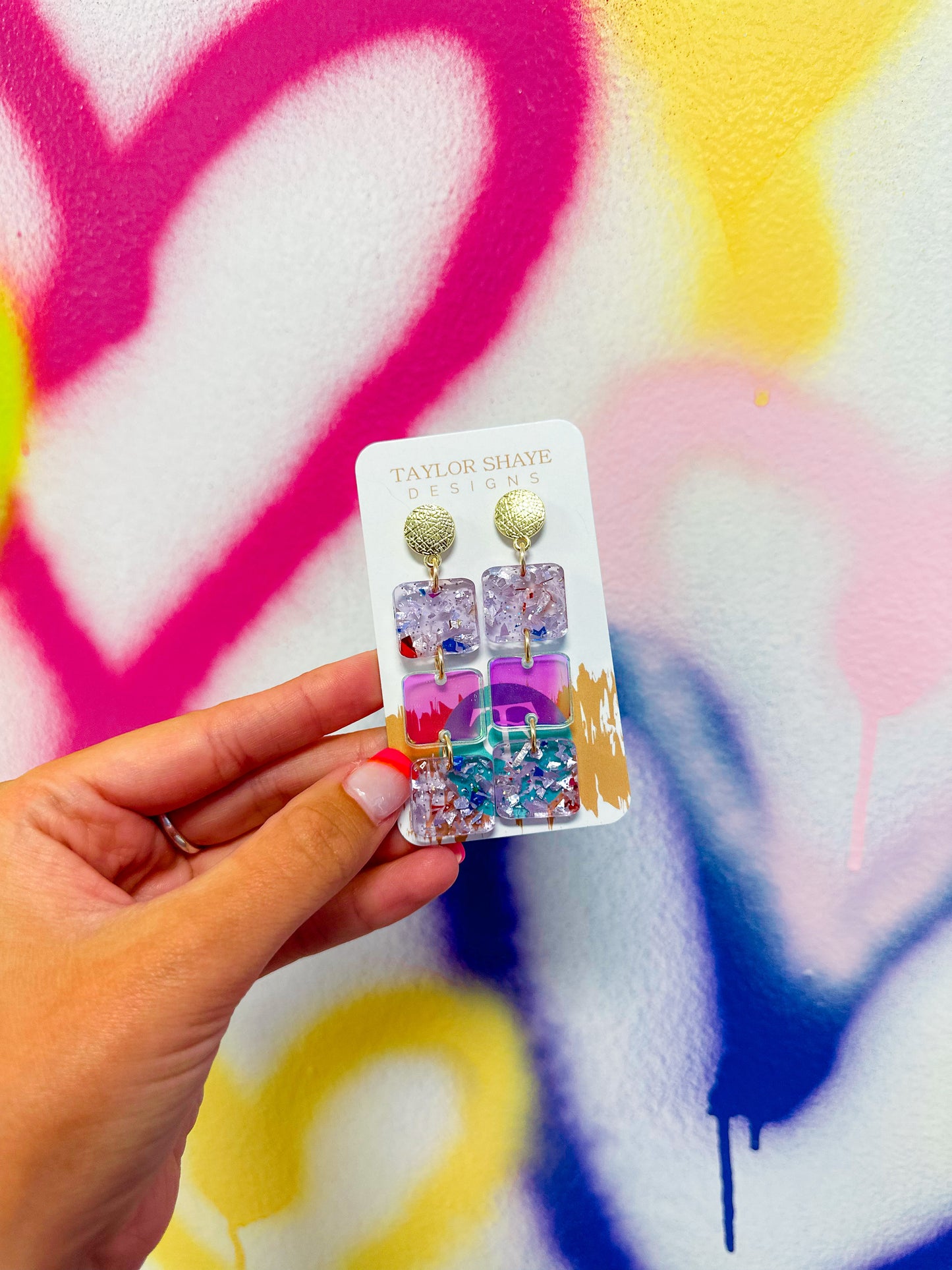 Lavender Flake Polly Drops