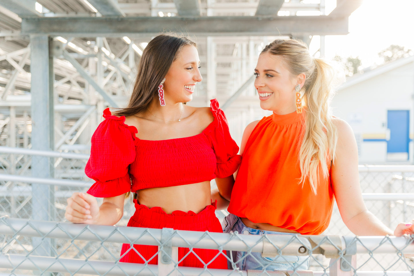 Orange/White Touchdown Drops