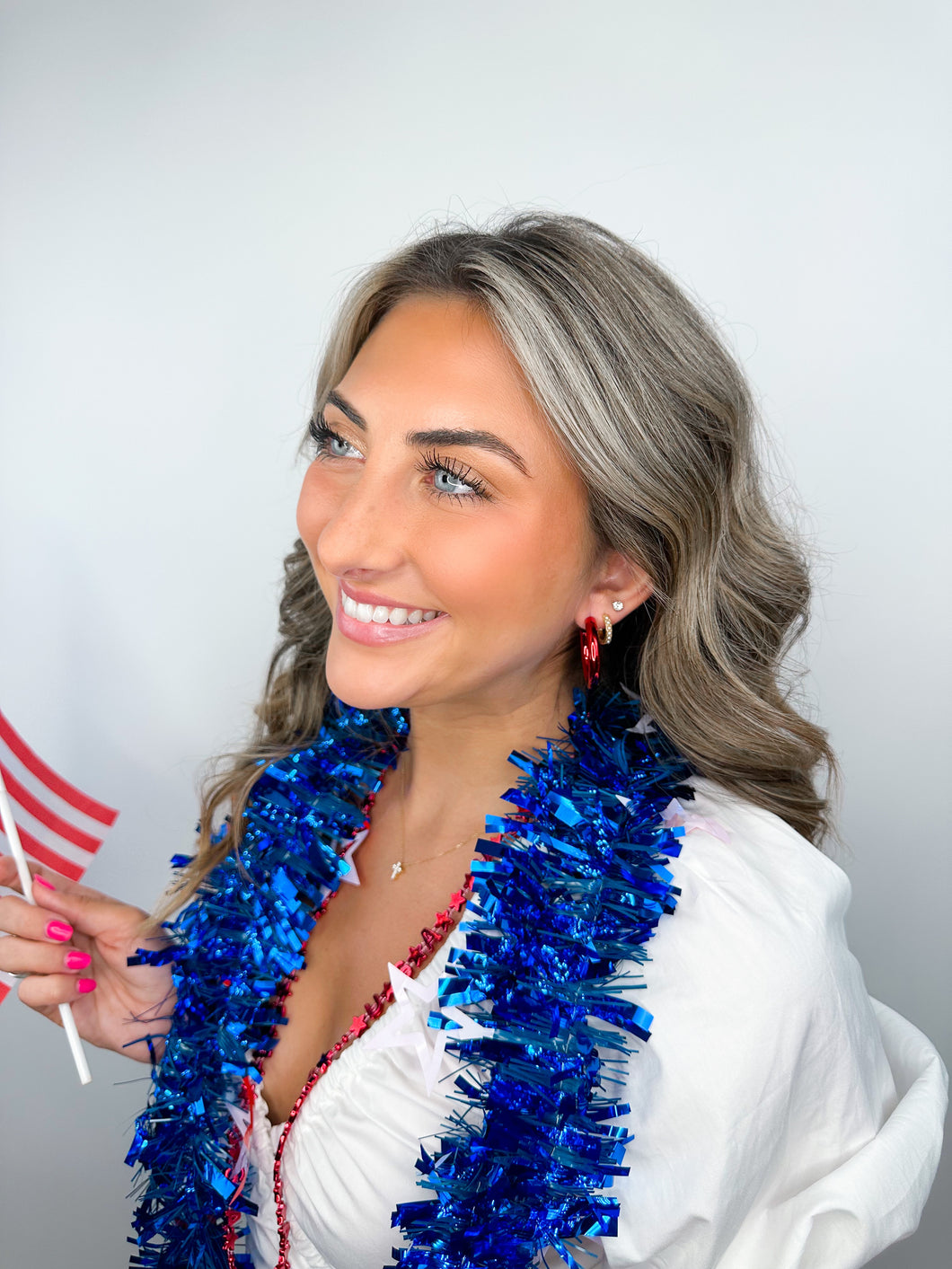 USA Metallic Hoops
