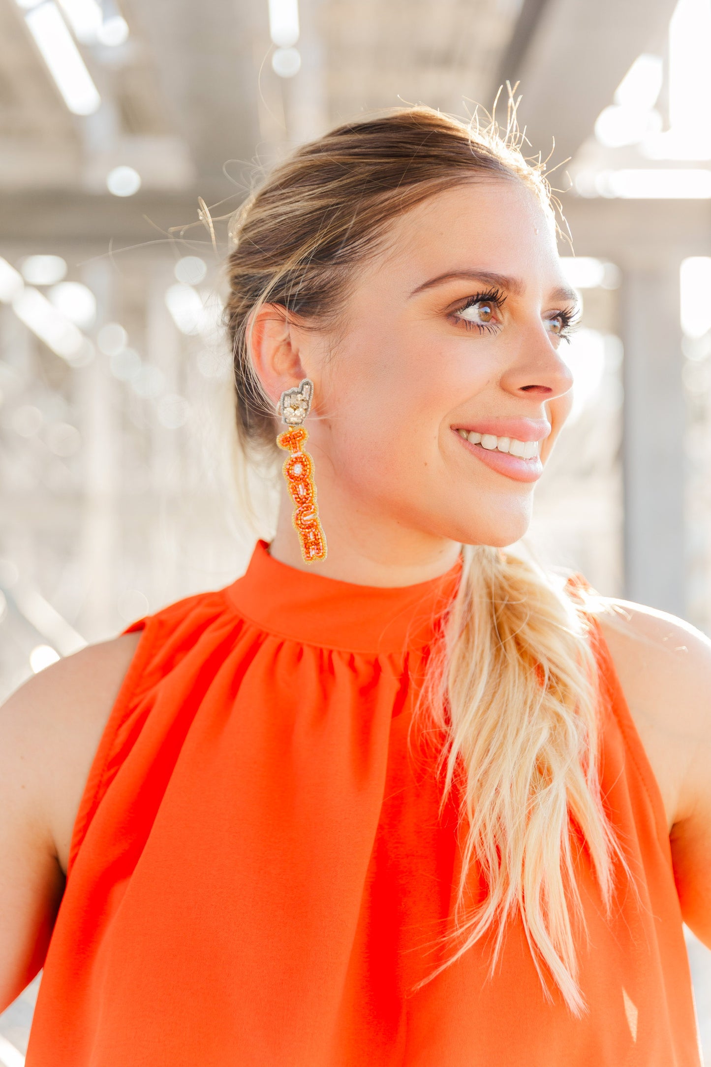 Orange/White Touchdown Drops