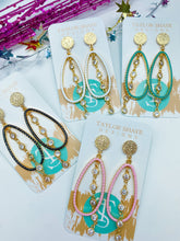 Load image into Gallery viewer, Leah cz Hoops
