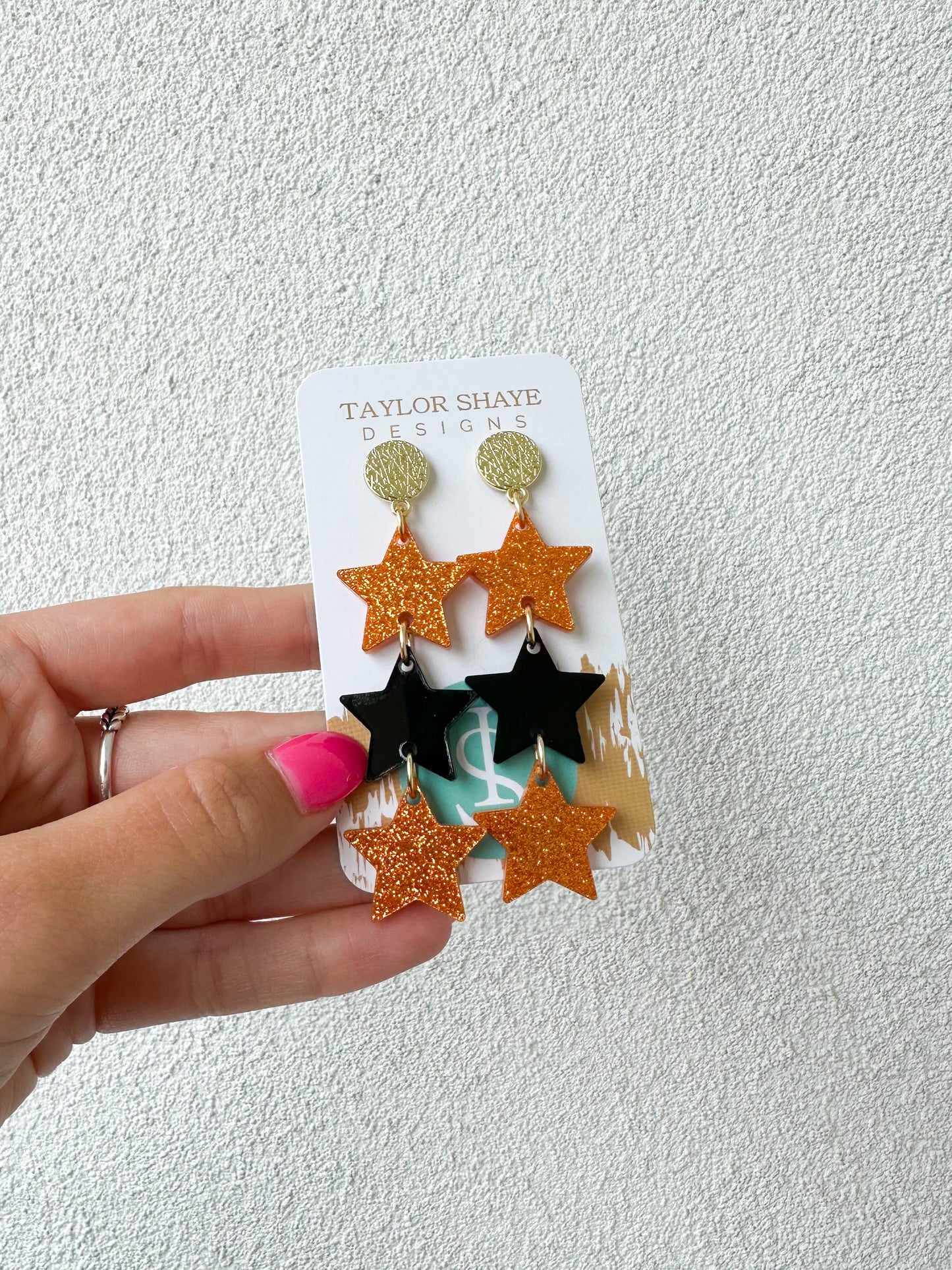 Orange/Black Triple Stars