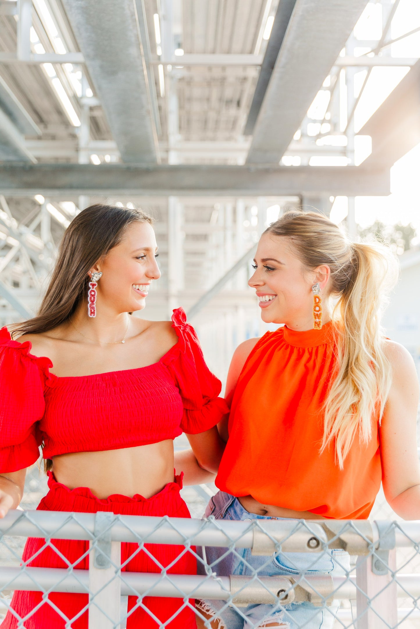 Orange/White Touchdown Drops