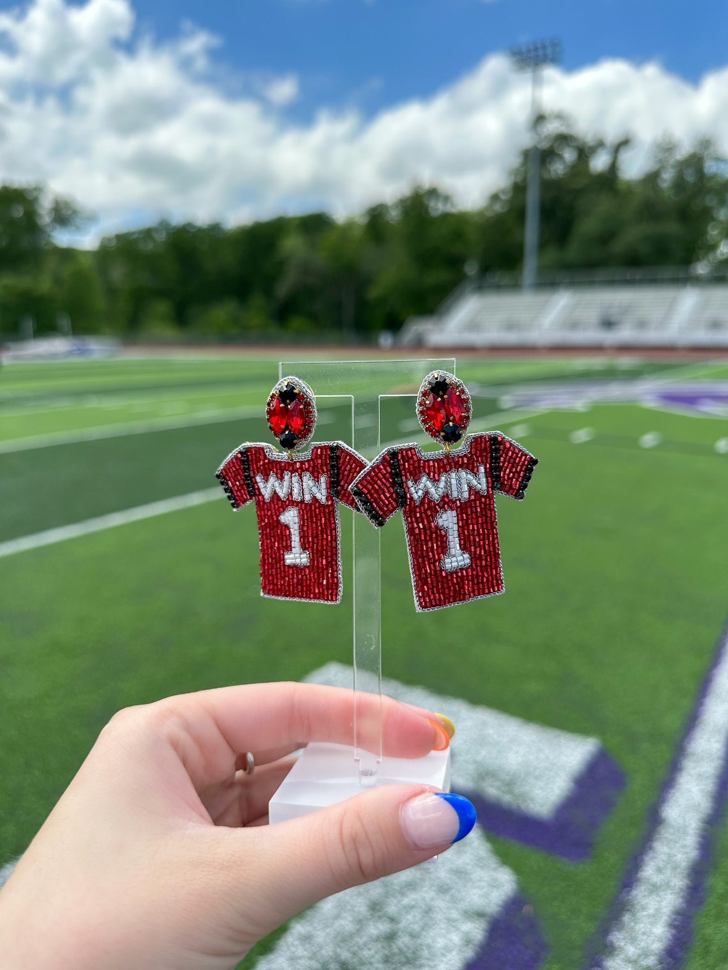 Red and Black Jersey