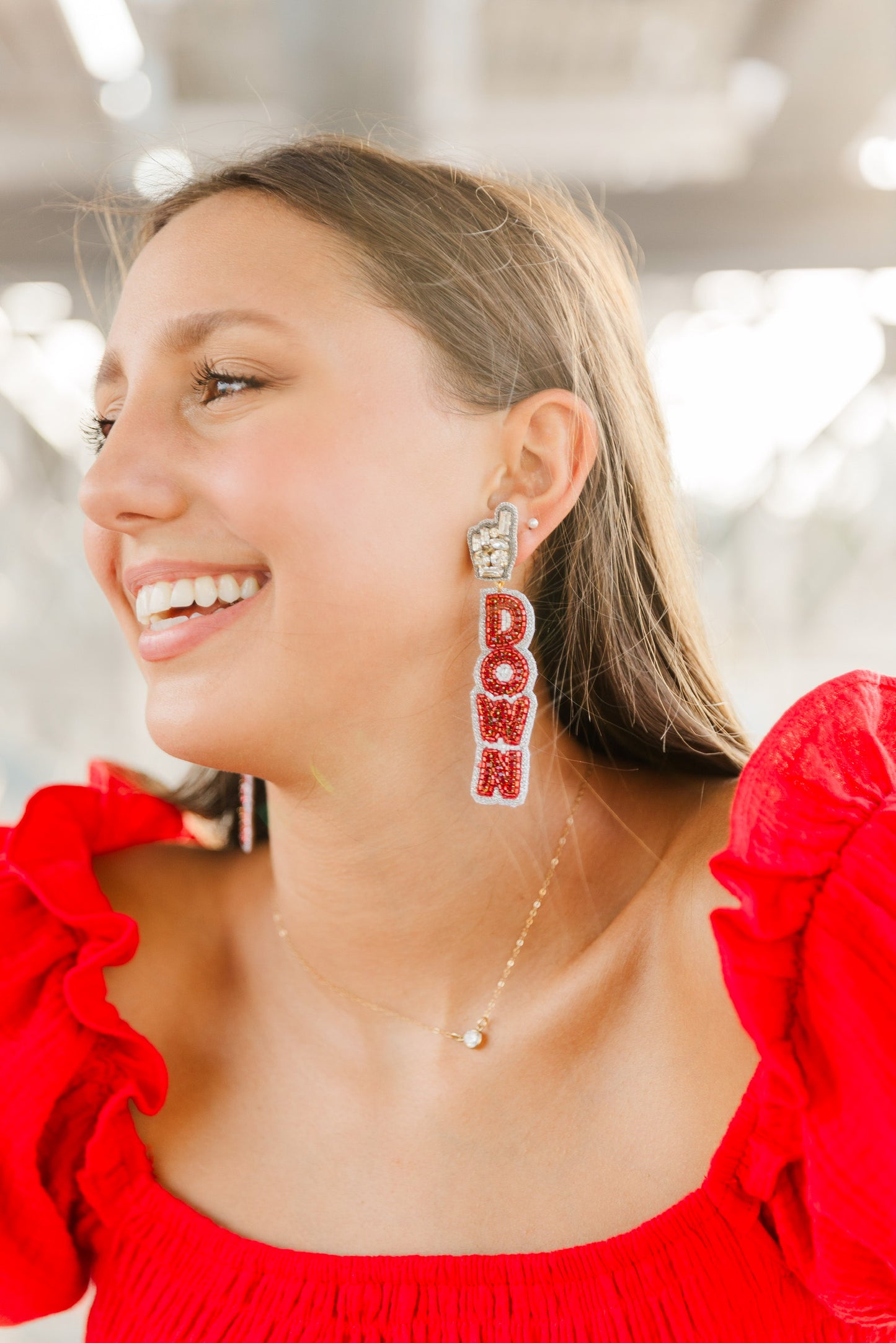 Red/White Touchdown Drops