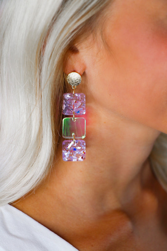 Lavender Flake Polly Drops