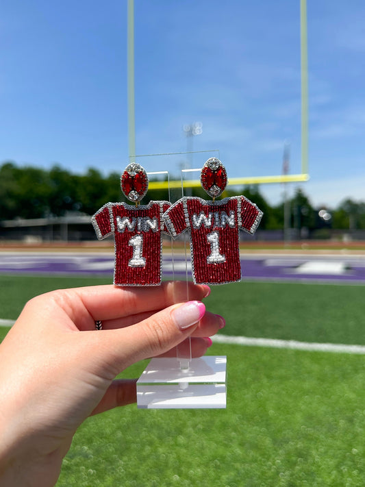 Red and White Jersey