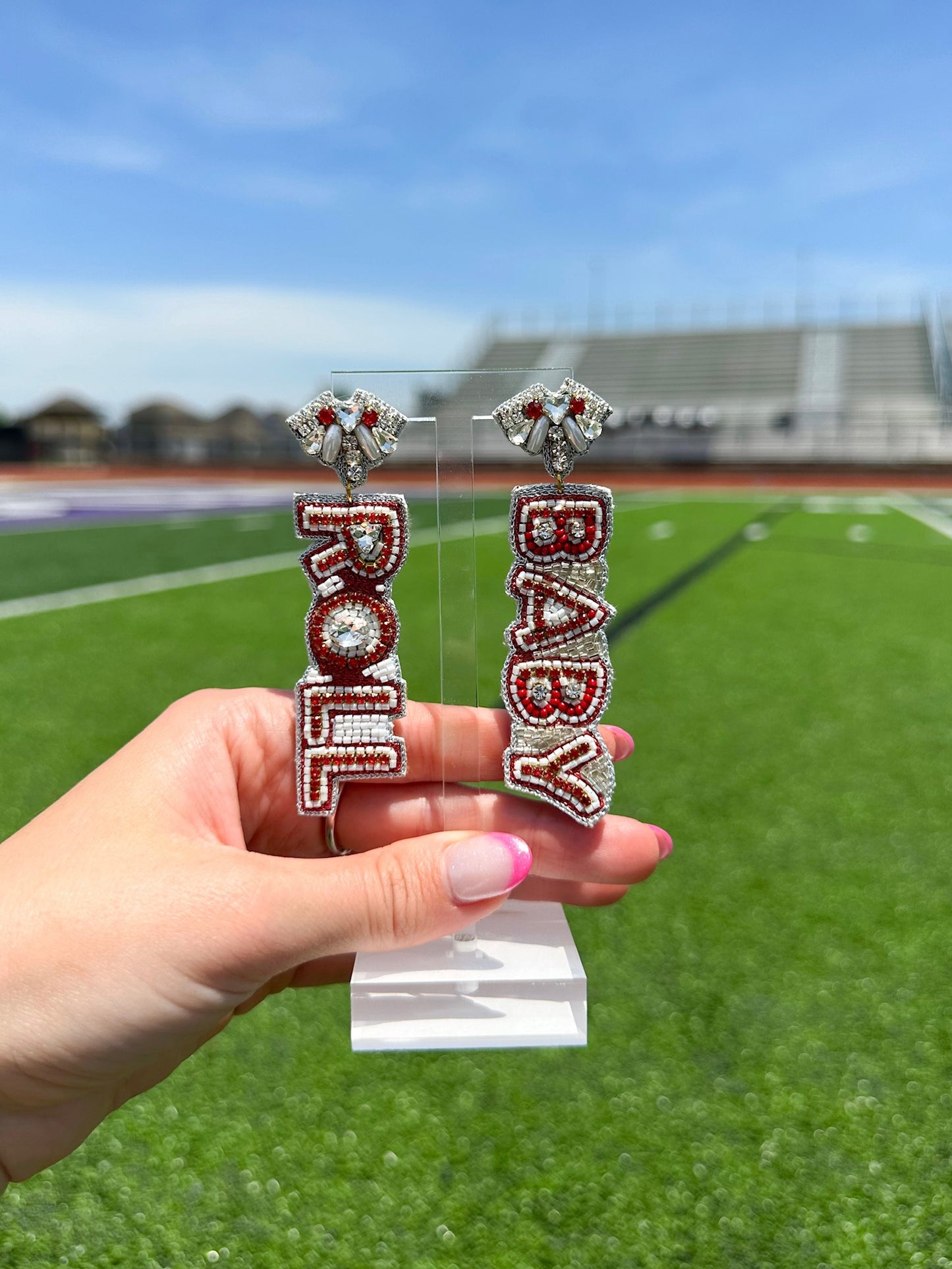 Roll Baby Beaded Earrings