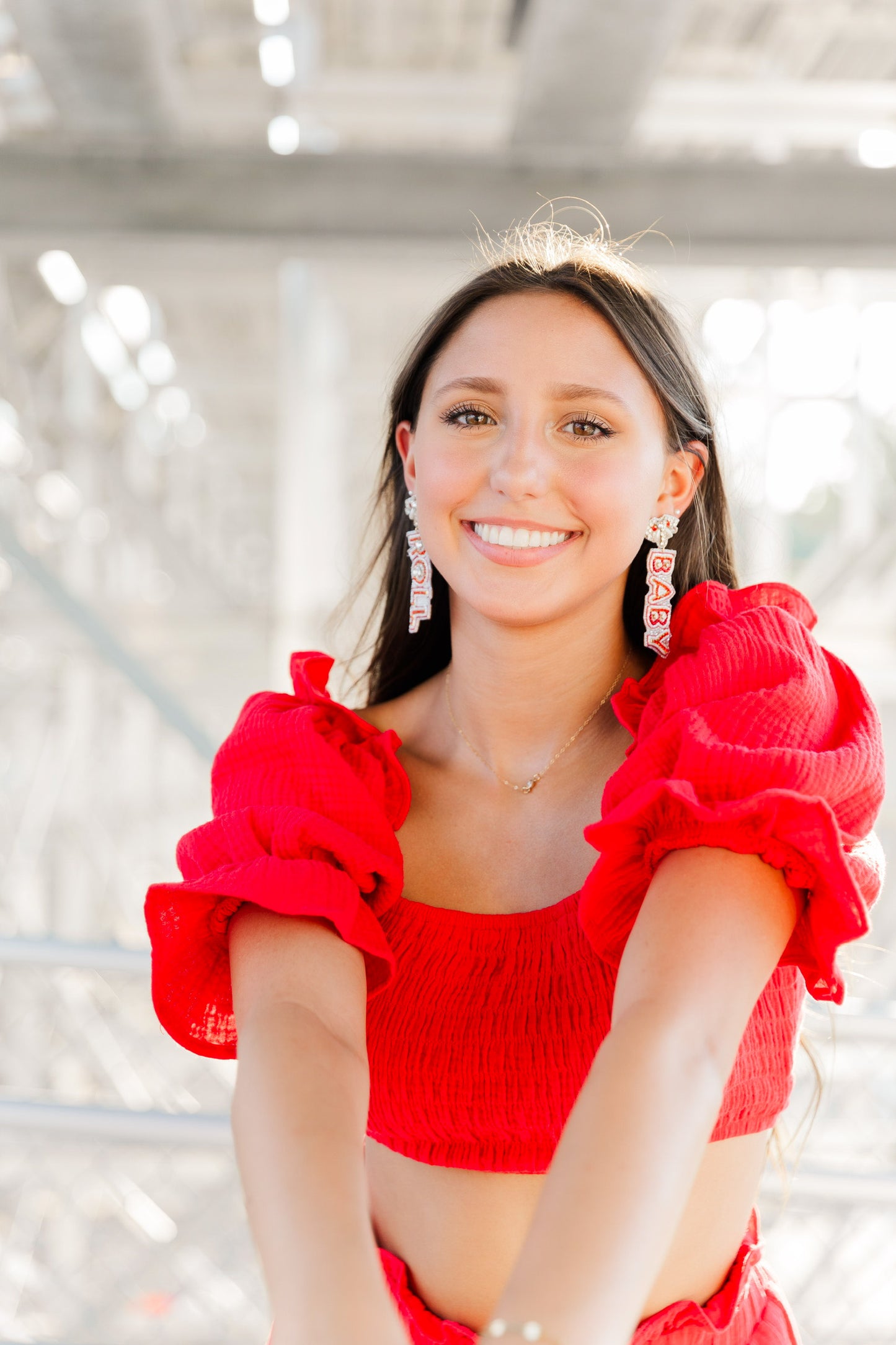 Roll Baby Beaded Earrings