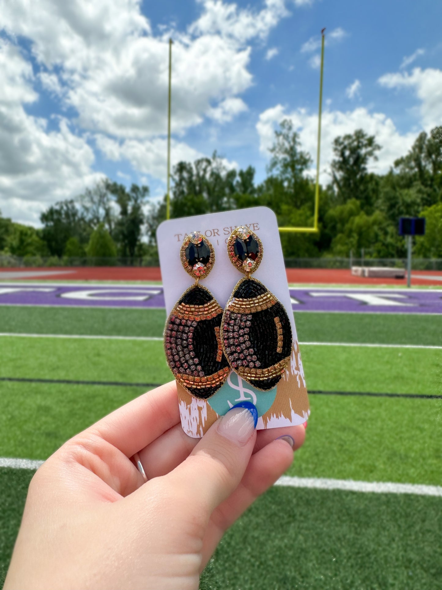 Black and Gold Football