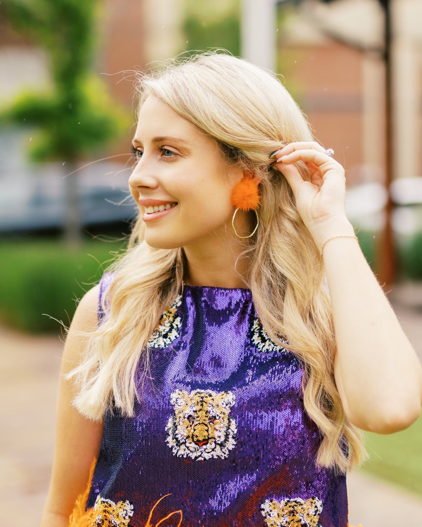 Gameday Puff Top Hoops